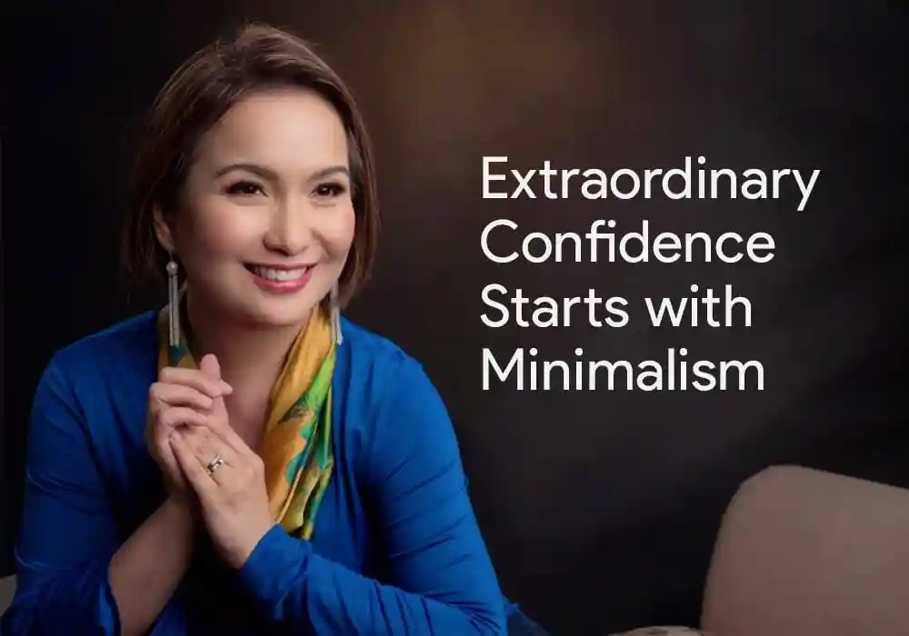 Toni blog extraordinary confidence starts with minimalism