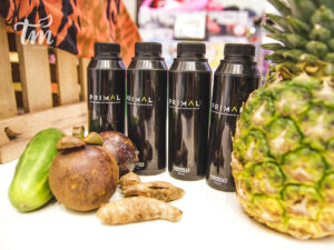 Workout with primal energy drink